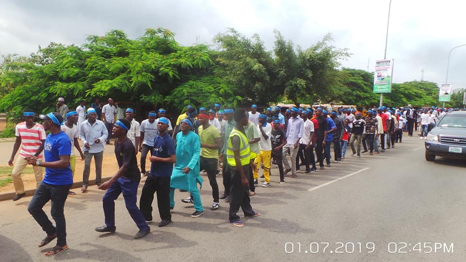  free zakzaky protest in Abuja on 1st july 2019